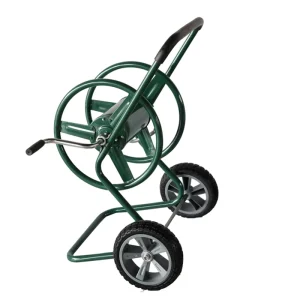 Steel Water Hose Reel With 4 Wheel Cart 5/8″ 100m Garden Tools