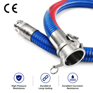 Steel Wire Composite Hose High Tensile Strength Spiral Reinforced ISO9001 Certified Flexible and Resistant to Oil Cutting