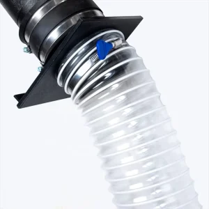 Steel Wire Helix Reinforced Clear PVC Corrugated Flexible Duct Hose for Dust Extraction Plastic Tubes