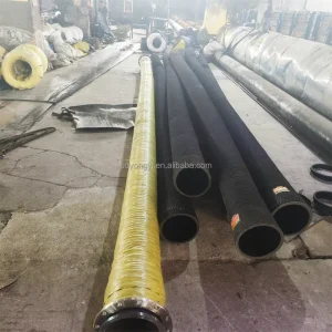 Steel Wire Reinforced EPDM Water Supply Hose Suction and Discharge Flanged for Agriculture Mining