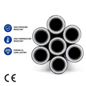 Steel Wire Reinforced Hydraulic Hose (2 inch Rubber Hose High pressure Hose) Factory Direct Supply and OEM Service