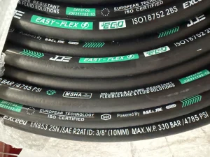 Steel Wire Reinforced Hydraulic Hose High Pressure Rubber Oil Pipe for Excavator Loader Construction Machinery
