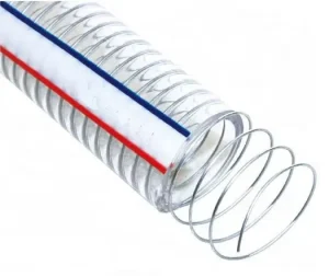Steel Wire Reinforced PVC High Pressure Hose 1.2 Inch 6.6 Ft for Marine Bilge Pump Garden Use
