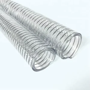 Steel Wire Reinforced PVC Hose 6 Inch Heavy Duty Conduit for Industrial Fluid Transfer and Suction Applications