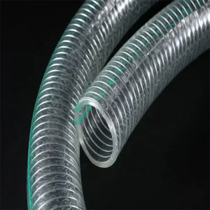 Steel Wire Reinforced PVC Hose High Temperature Low Temperature Resistant All Weather Softness Sun Exposure Color
