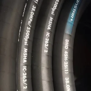 Steel Wire Reinforcing Braid EPDM Rubber Hose Various Sizes High Pressure Hydraulic Heat Resistant Black Cover