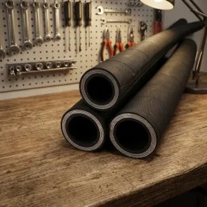 Steel Wire Spiral Hydraulic Hose High Pressure Rubber NBR Reinforced Industrial Excavator Construction Manufacturer
