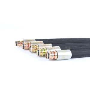 Steel Wire Spiraled Hydraulic Rubber Hose Din En 856 4sp High Pressure Flexible Tubing for Underground Mining Equipment