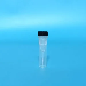 Sterile 0.5ml PP Black Screw Cap for Plastic Tubes with Lid ISO13485 Certified Conical Micro Bottom