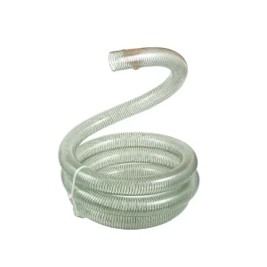 Stretchable 1 1/2″ Inch High Elastic Transparent PVC Extruding Steel Wire Reinforced Water Suction Hose