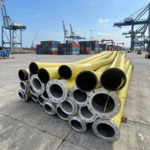 Suction Discharge Hose Large Diameter Heavy Duty Slurry Pipe for Dredger Silt Cleaning