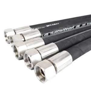 Super High Pressure Steel Wire Spiral Hydraulic Hose 6SP Rubber Oil Pipe Reinforced Flexible Tube for Drilling Rig Excavator