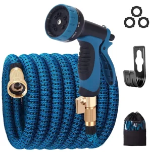 Supplier 100ft Expandable and Free Bending Garden Hose with Rubber Washer Prevents Leak for Car Washing