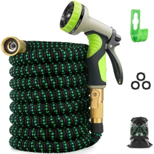 Supplier Popular Sale Free to Twist and Automatic Retractable Magic Garden Hose with Solid Brass Fittings for Car Washing
