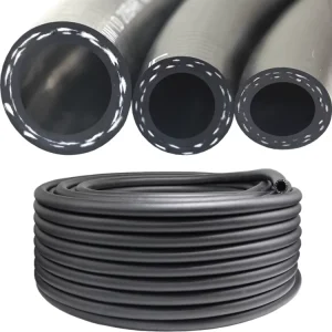 Synthetic Rubber Fabric Braided Oil Weather Resistant Hydraulic Fluid Delivery Hose 20mm Diameter 20m/50m Length 0-50C Working