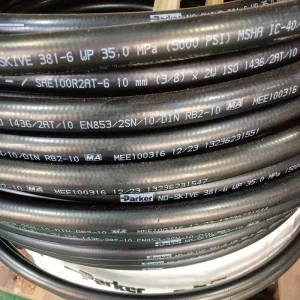 Synthetic Rubber High Pressure EN 853 2SN Steel Wire Spiraled Hydraulic Hose R2