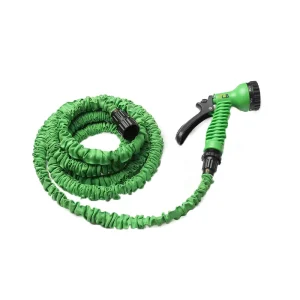 TOB 50FT 100FT Garden Hoses Quick Connector Water Hose Pipe with TPE Core Fabric Cover Flexible Expandable Water Hose
