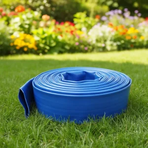 TOP QUALITY PVC High Pressure 100M BLUE LAY FLAT DISCHARGE WATER HOSE 6-16 INCH for POOL PUMP FARM AGRICULTURE IRRIGATION