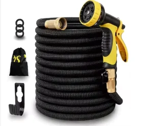 TPE Plastic Anti-corrosion Anti-abrasion Flexible Expandable 3/4” Diameter ANSI Standard Telescopic Garden Hose Reel