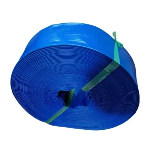 Taizhou Yuxin Good Quality 2Bar 3Inch 76mm 50m Pvc Lay Flat Agricultural Irrigation Water Pump Hose Wtih Blue Color
