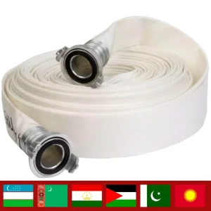 Tenglida EMO Lightweight Compact Fire Hose Reel Easy Grip Handle Weatherproof Design Rubber PVC Material Firefighting Equipment