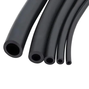 Thin Wall Rubber Hoses Solid Hard Soft Flexible Black Extruded Rubber Tube Durable Elastic Natural Rubber Tube