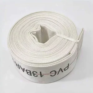 Tight Lamination Anti Peeling PVC Lined Fire Hose for Construction Site Emergency Use