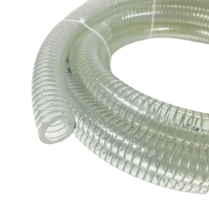 Tongyuantop Water PVC Braided Reinforced Hose Pipe Soft Flexible PVC Spring Water Drain Pipe