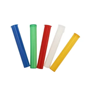 Top Quality Custom Logo Printing Dube Plastic Pop Top Tubes Child Resistant Tube
