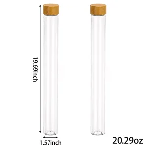 Transparency Slender Specimen Storage Bottles and Plastic Test Tubes for Scientific Experiments and Insect Specimen Display