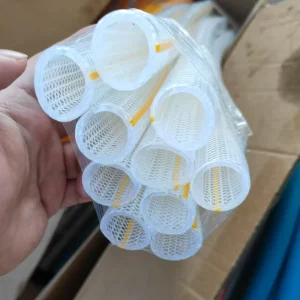Transparent 25mm PVC Clear Hose Fiber Braided Reinforced Water Hose