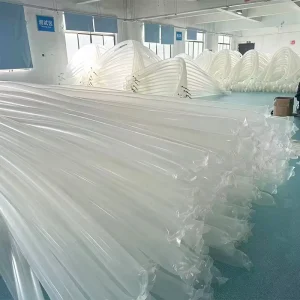 Transparent Flat Inflatable Expandable Eco Friendly Corrosion Resistant TPU Air Hose with Custom Length for Industrial Use