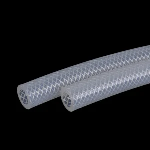 Transparent Flexible Food Grade Silicone Tube Hose Braided Design with Custom Cutting Processing Service