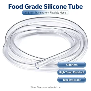 Transparent Flexible Silicone Rubber Tube High Temp Resistant Silicone Hose for Water Dispenser Industrial Fluid Conveying