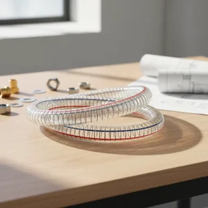 Transparent High Pressure Flexible PVC Vacuum Suction Hose with Steel Wire Reinforcement