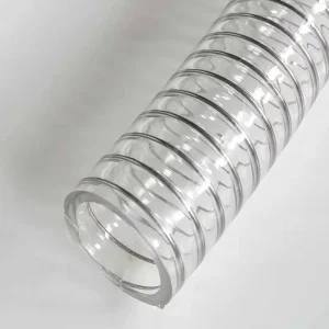 Transparent High Pressure Flexible Spiral PVC Steel Wire Reinforced Industrial Hose with 2.0 In. OD