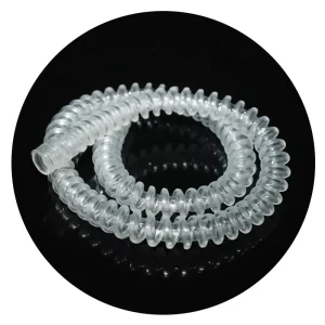 Transparent Non-toxic Medical Grade Silicone Breathing Tube and Silicone Bellow Hose