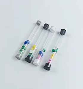 Transparent PC Plastic Cylindrical Tube Container