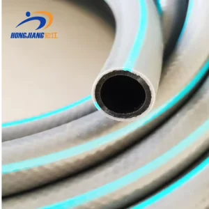 Transparent PVC Braided Hose Flexible Fiber Reinforced Tubing for Garden Use 1/6”-2” 3-8 Bar Pressure