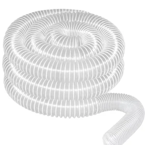 Transparent PVC Dust Collection Hose Flexible Ventilation Tube for Woodworking Vacuum System