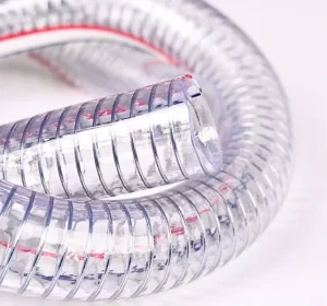 Transparent PVC Pipe Flexible Steel Wire Vacuum Hose 2 12mm 100m Food Grade Durable For Air Water Liquids