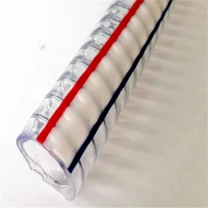 Transparent PVC Pipe Spring PVC Hose Pipe PVC Spiral Steel Wire Reinforced Hose