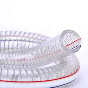 Transparent PVC Stainless Steel Wire Spiral Hose Flexible PVC Steel Wire Hose for Watering