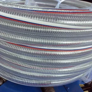 Transparent PVC Steel Wire Reinforced Hose PVC Spring Hose