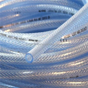 Transparent Plastic 20 bar 6 8 10 mm Clear PVC Fiber Hose Pipe