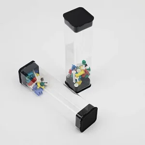 Transparent Plastic Packaging Tube Plastic Tube for Beads