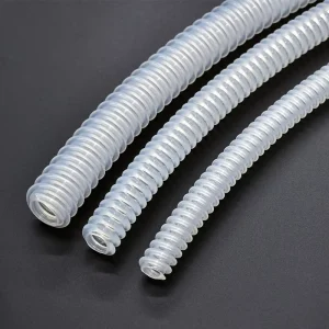 Transparent Silicone Corrugated Tube Silicone Hose Pipe with 15*25 16*26 12*20 10*18 8*16