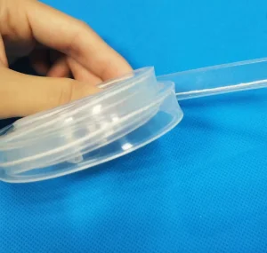 Transparent Square Flexible Waterproof Silicone Sleeve Tear Resistant Silicone Tubing for LED Strip