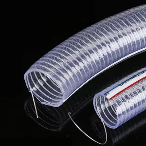 Transparent Tube Pipe PVC Spiral Steel Seamless Wire Reinforced Hoses