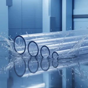 Transparent UPVC Pipe & Fittings Clear PVC SCH40 Pipe For Laboratory Water Treatment Visual Pipeline System